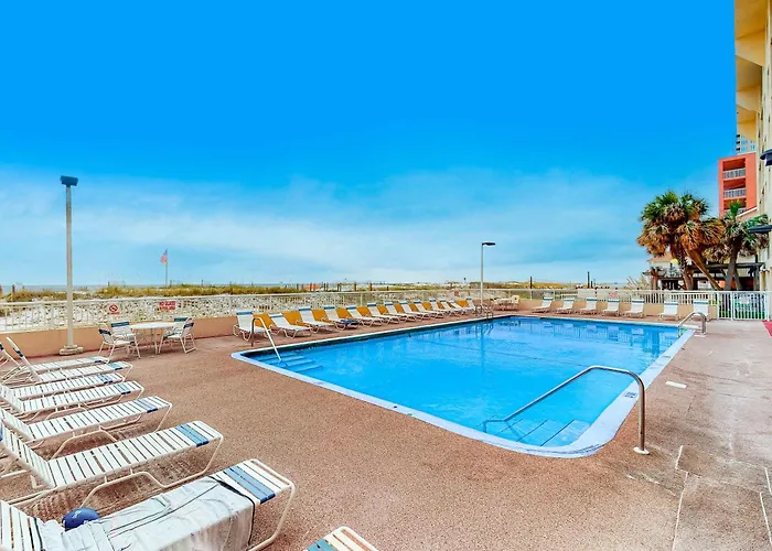 Holiday home Gulf-front 4th-floor With Shared Outdoor Pool Centralac Private Balcony Gulf Shores