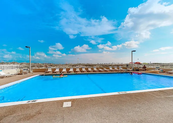 Holiday home Gulf-front 4th-floor With Shared Outdoor Pool Centralac Private Balcony