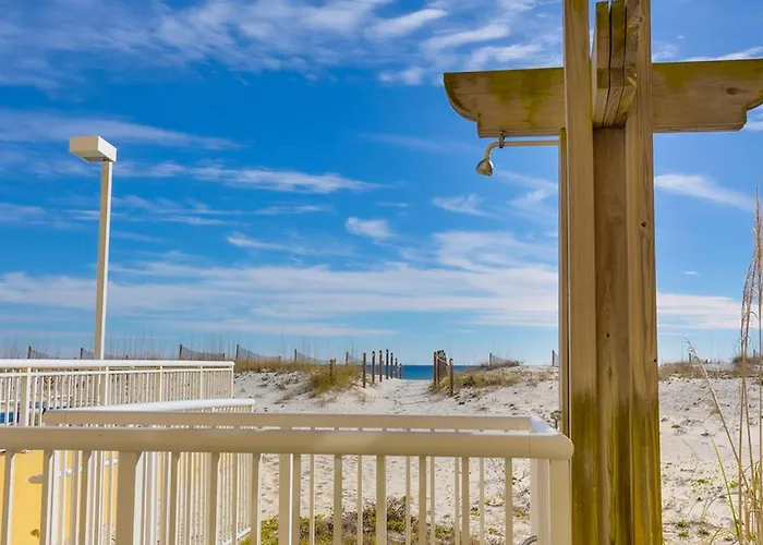 Gulf-front 4th-floor With Shared Outdoor Pool Centralac Private Balcony Gulf Shores