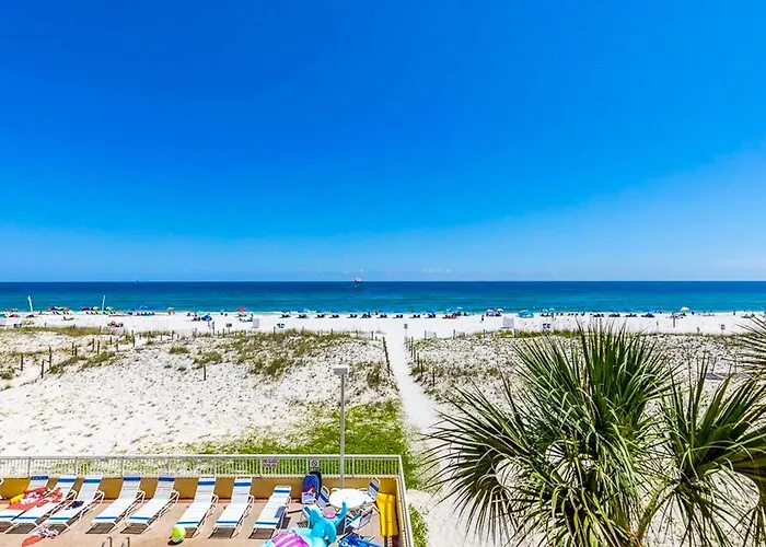 Holiday home Gulf-front 4th-floor With Shared Outdoor Pool Centralac Private Balcony